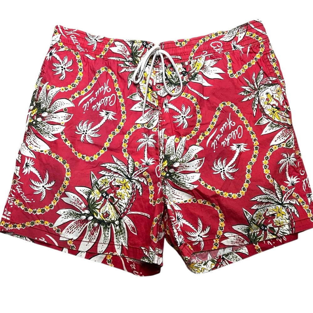 POLO RALPH LAUREN 90’s y2k Aloha Hawaii Swim Shorts Men’s XL